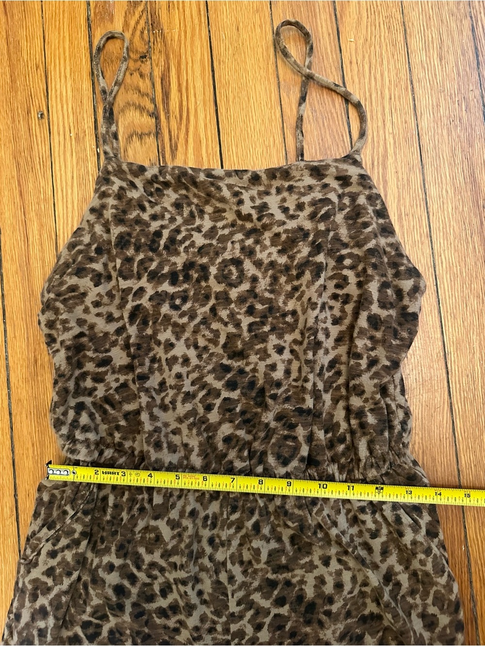 Old Navy Brown Leopard Print Jumpsuit - Picture 5 of 9